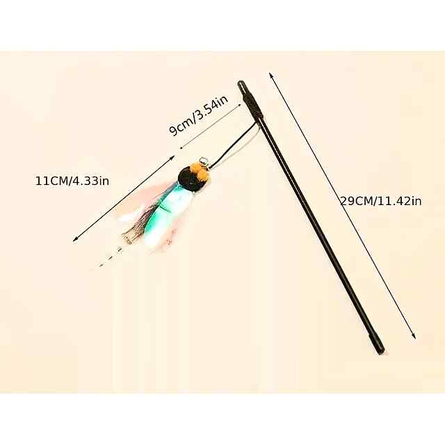 Іграшка для котів з тканини, безпечна, розвиває мисливські інстинкти
