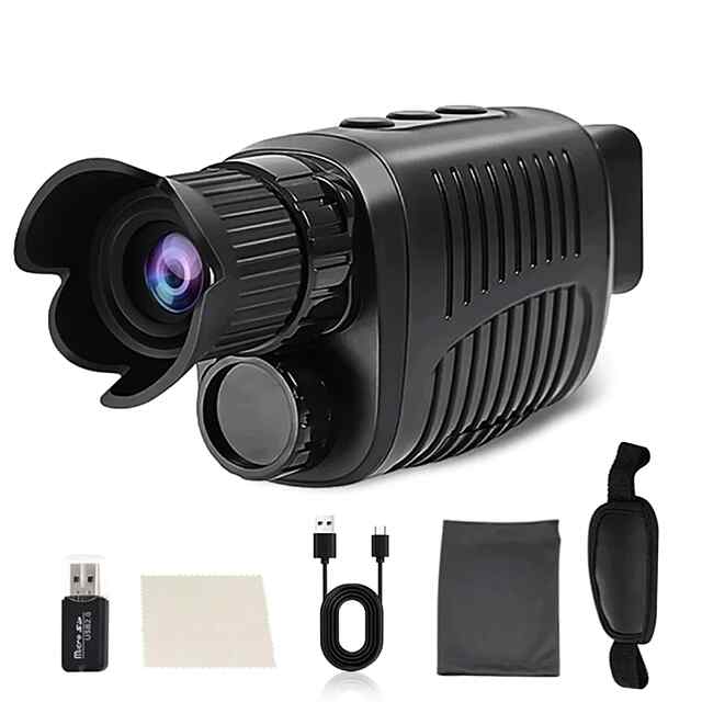 Монокуляр нічного бачення 1080P HD ІЧ-камера, 5х зум до 1000 м. Полювання та спостереження.