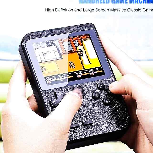 Retro Game Box: Ретро-консоль з 400 іграми, портативна та стильна.