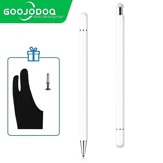 Стілус-перо 2в1: магнітний, легкий, для iPad/iPhone/Android, з гумкою та запасним наконечником. Висока чутливість. Купити в Україні.